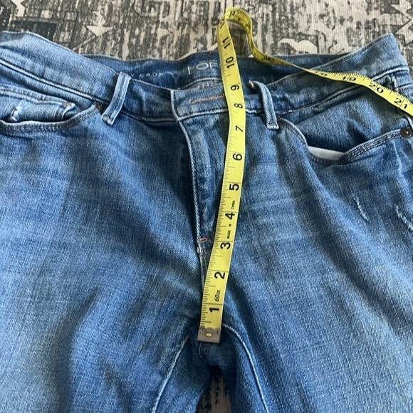 Loft women’s distressed skinny crop jeans size 26 - Picture 10 of 11